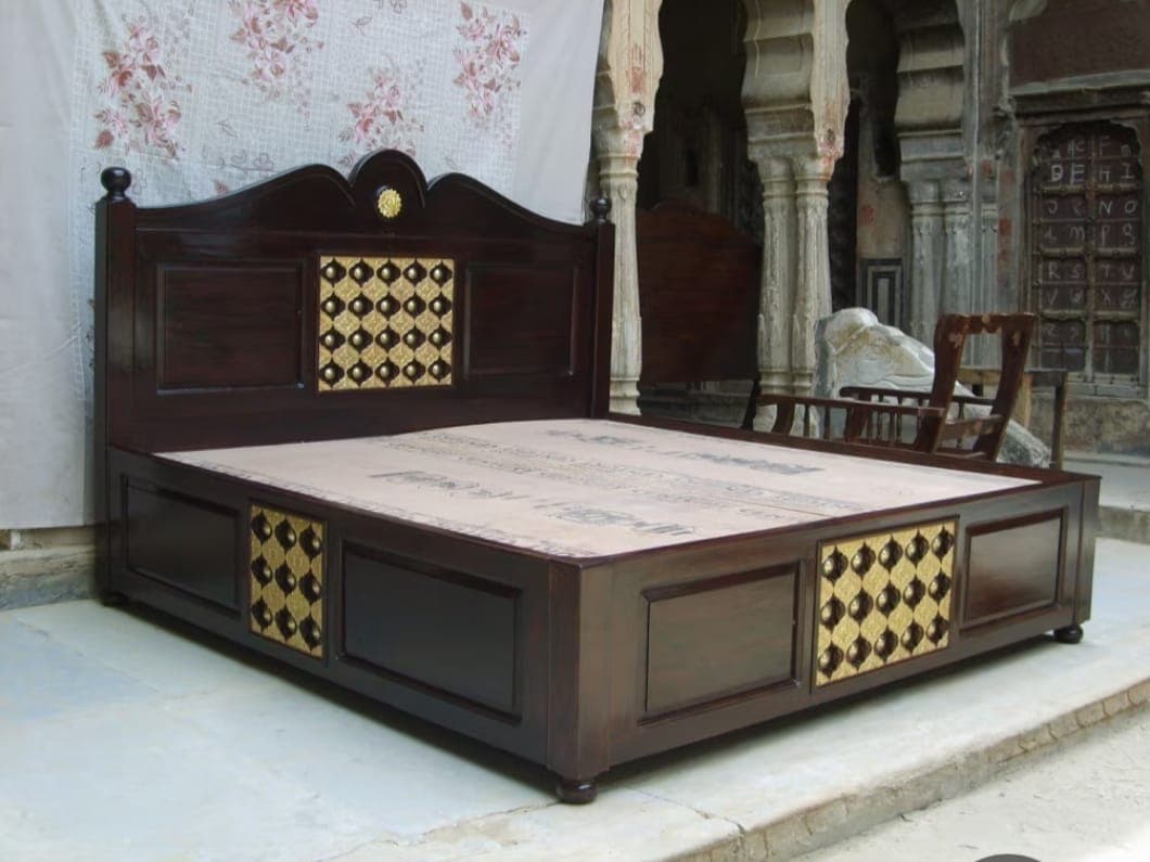 Ethnic Patchwork Bed