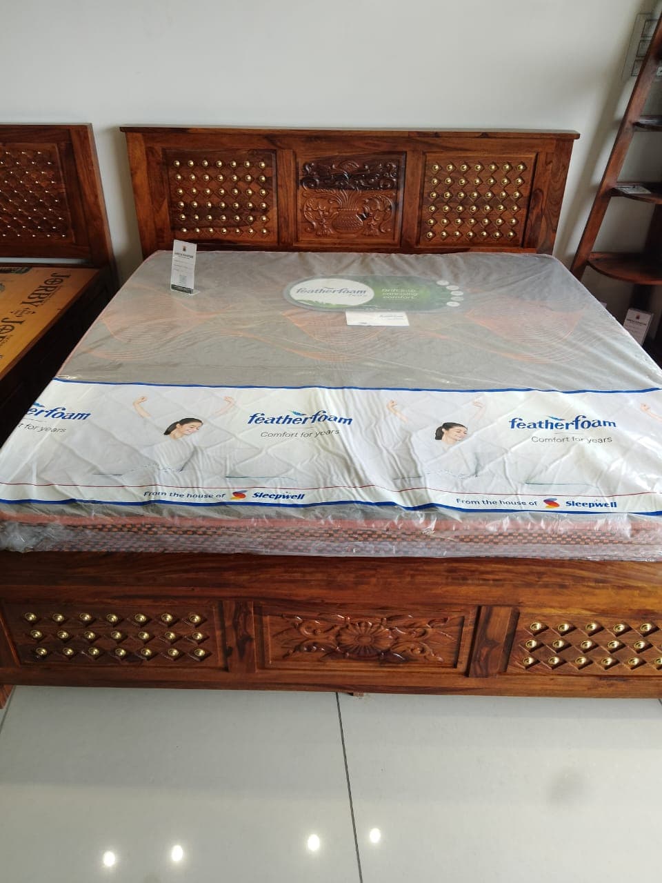 King size Bed with storage