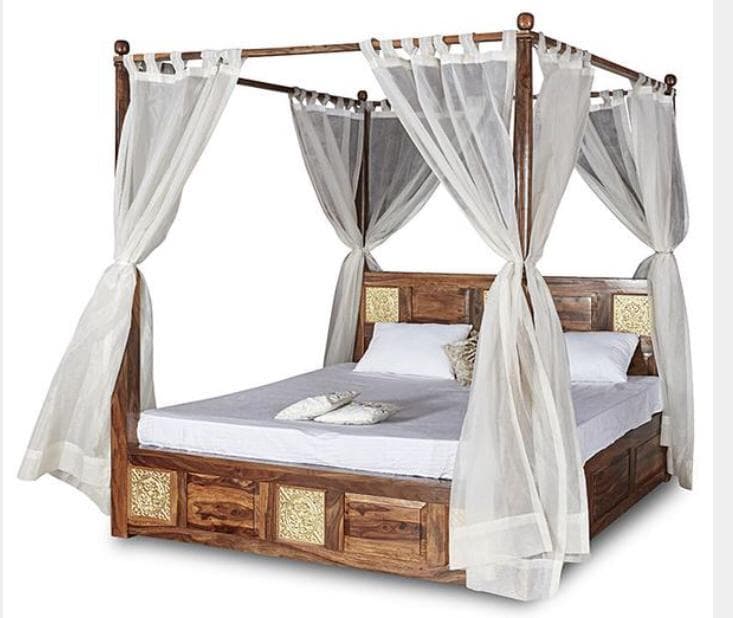 Thapa poster king size bed 72*78