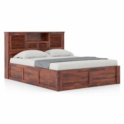 Head box with storage bed king size
