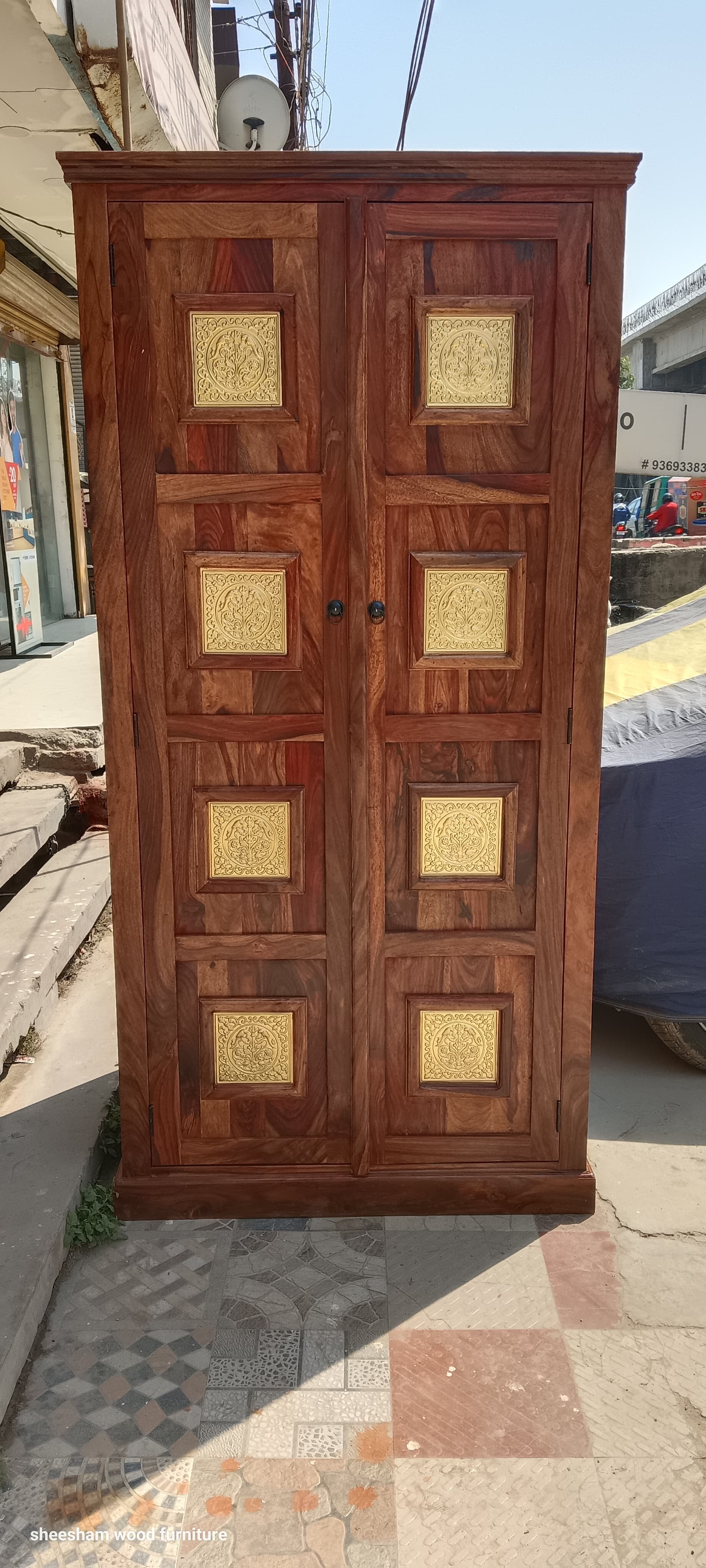 Brass Panel Cupboard